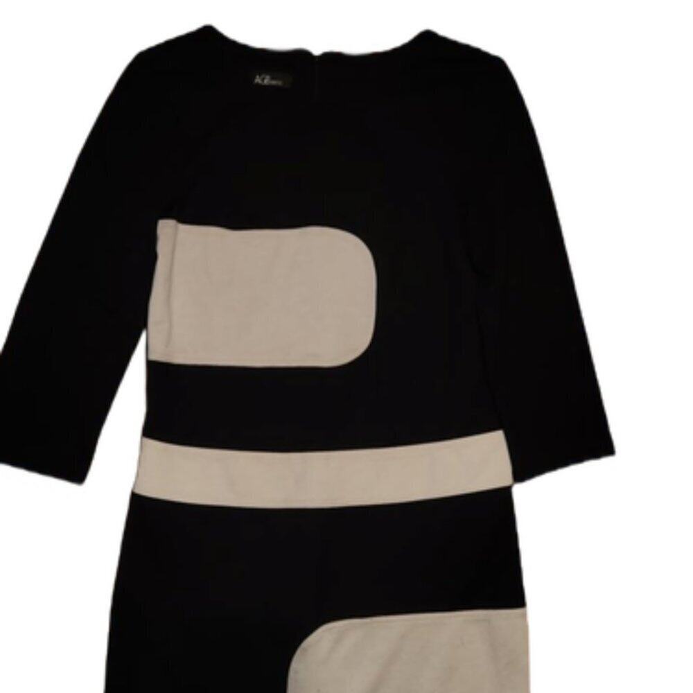 AGB Business Casual Dress Black+White || EUC sz6